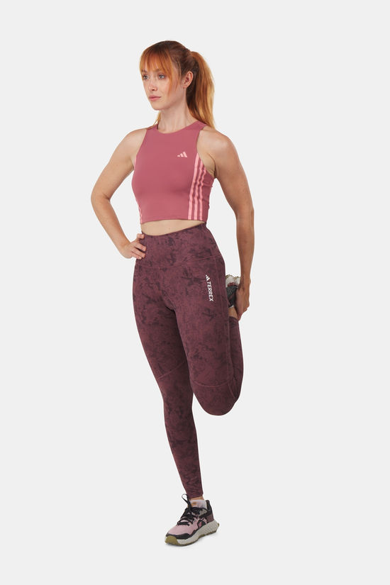 adidas adidas Own the Run 3 Stripes Tank Top Dames