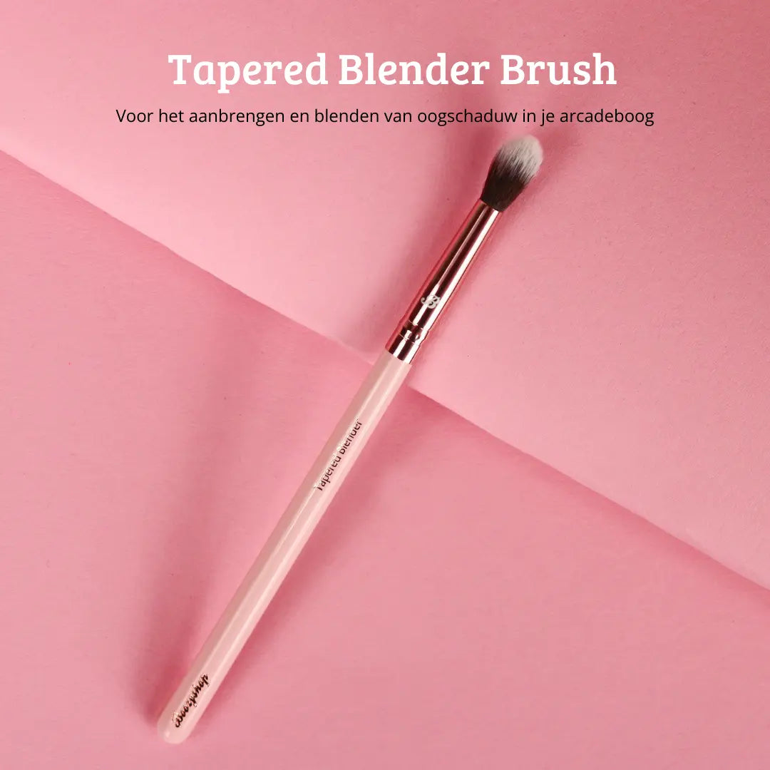 Pink & Rose Gold Tapered Blender Brush