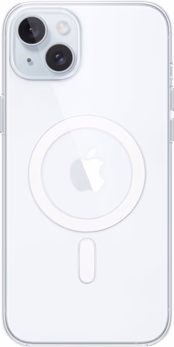 Apple iPhone 15 Plus Back Cover met MagSafe Transparant