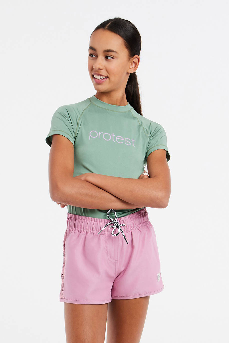 Protest zwemshort PRTTAYLOR JR roze