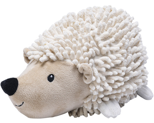 Beeztees Eco Toy Egel Ittie Hondenspeelgoed, 26 x 14 x 15 cm, beige, 100% gerecycled materiaal