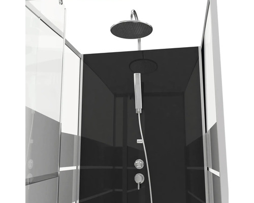 Complete douche Aurlane Study 90 x 90 x 225 cm mat zilver