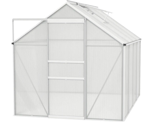 Vitavia Comet 5000 kas, dubbelwandige polycarbonaat panelen, 4 mm dik, 195 x 257 cm, aluminium