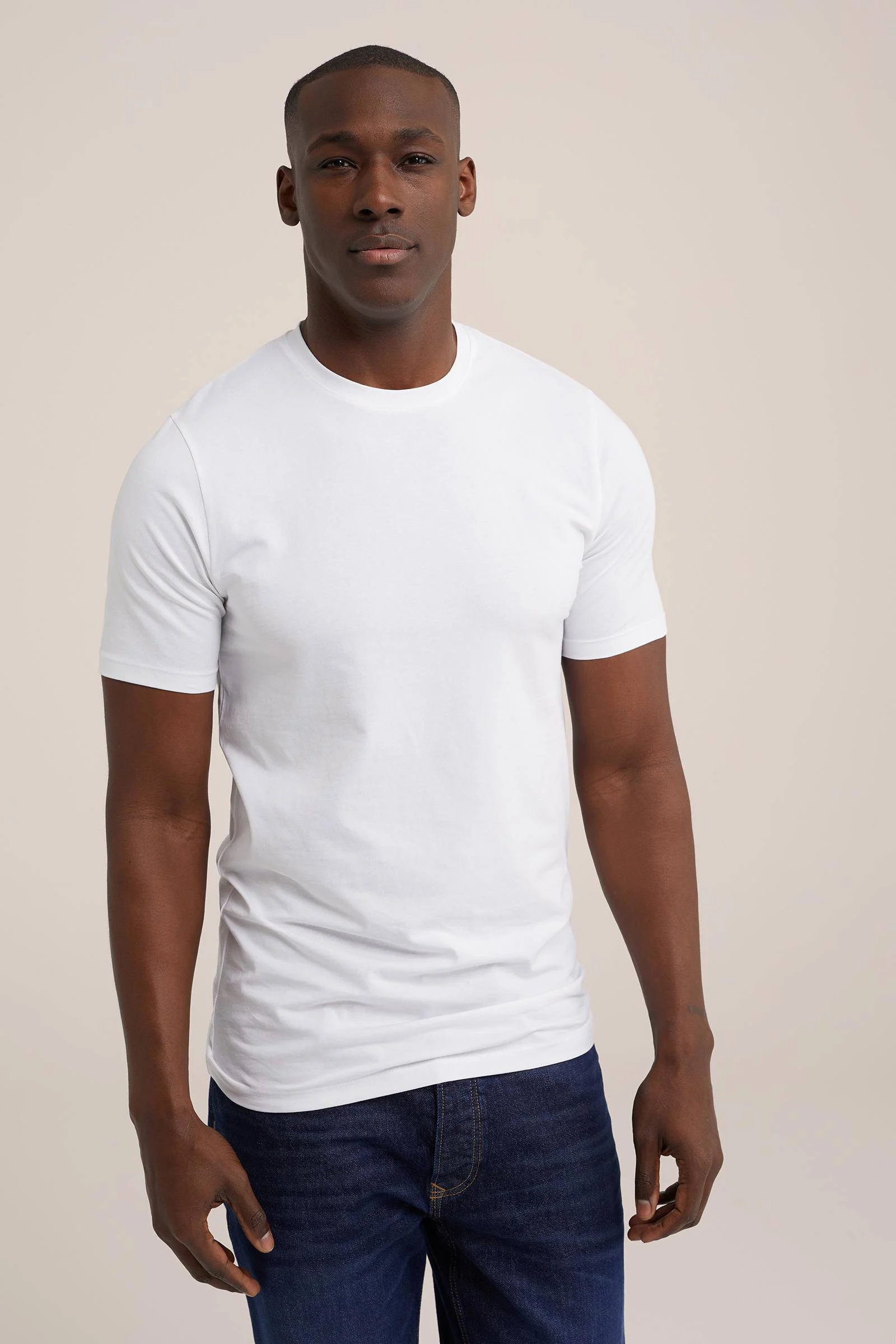 WE Fashion T-shirt  (set van 2) Tall fit