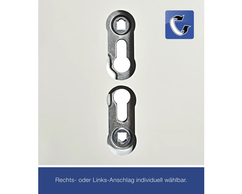 Hörmann brandklep FH-klep T30-H8-5 verzinkt (RAL 9002) 875x875 mm Links/Rechts incl. krukgarnituur