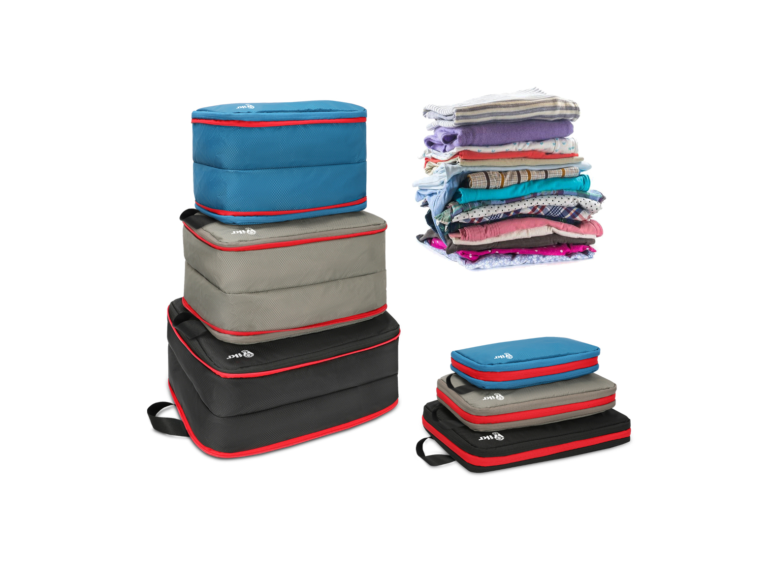 Hikr Compressie waterdichte Packing Cubes