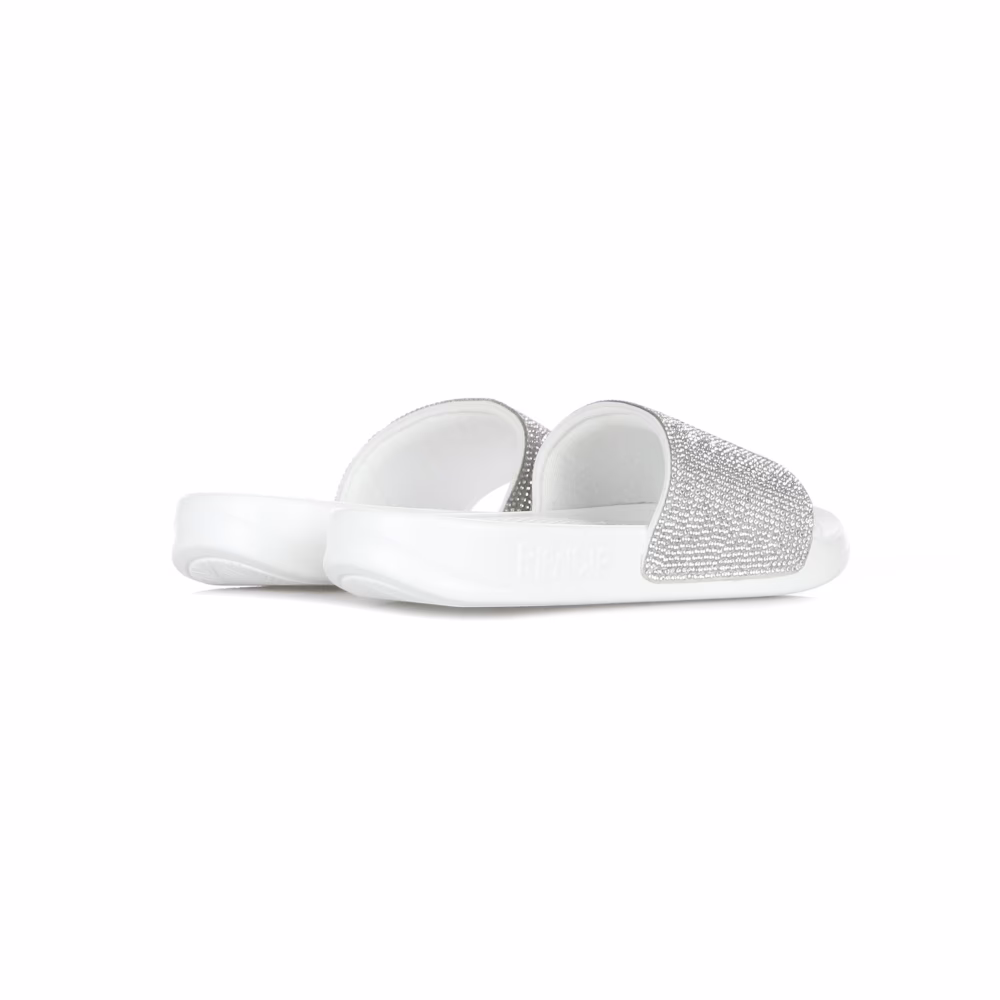 Ripndip Lord Nermal Slides Rhinestone White