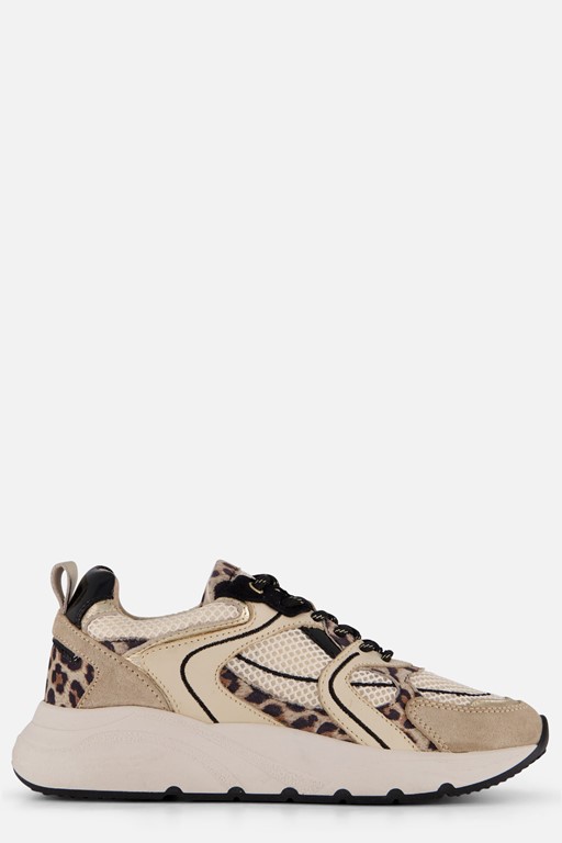 PS Poelman Sneakers beige Leer