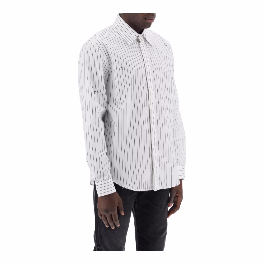 Amiri Gestreept Logo Shirt