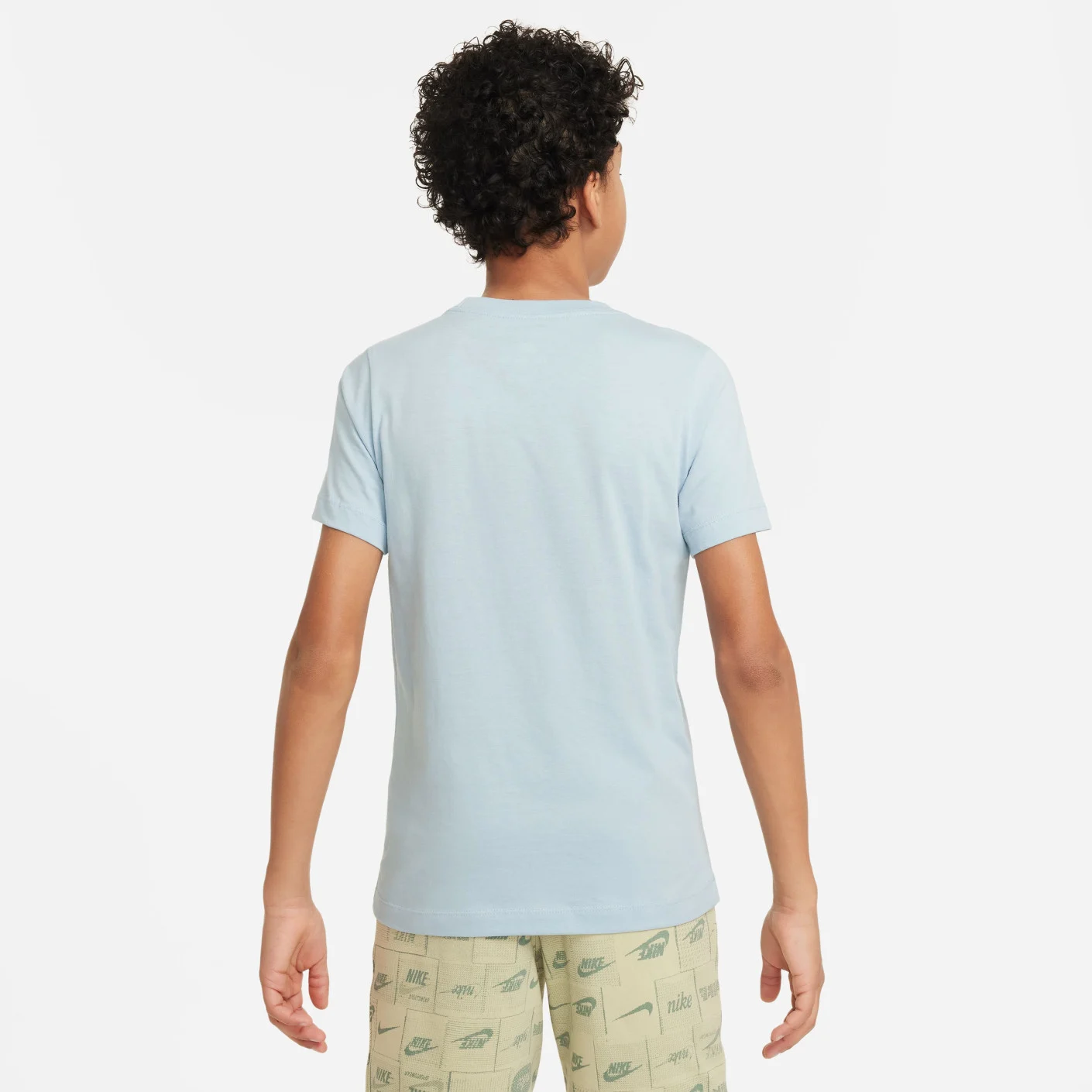 Nike Sportswear T-Shirt Kids Blauwgrijs Wit