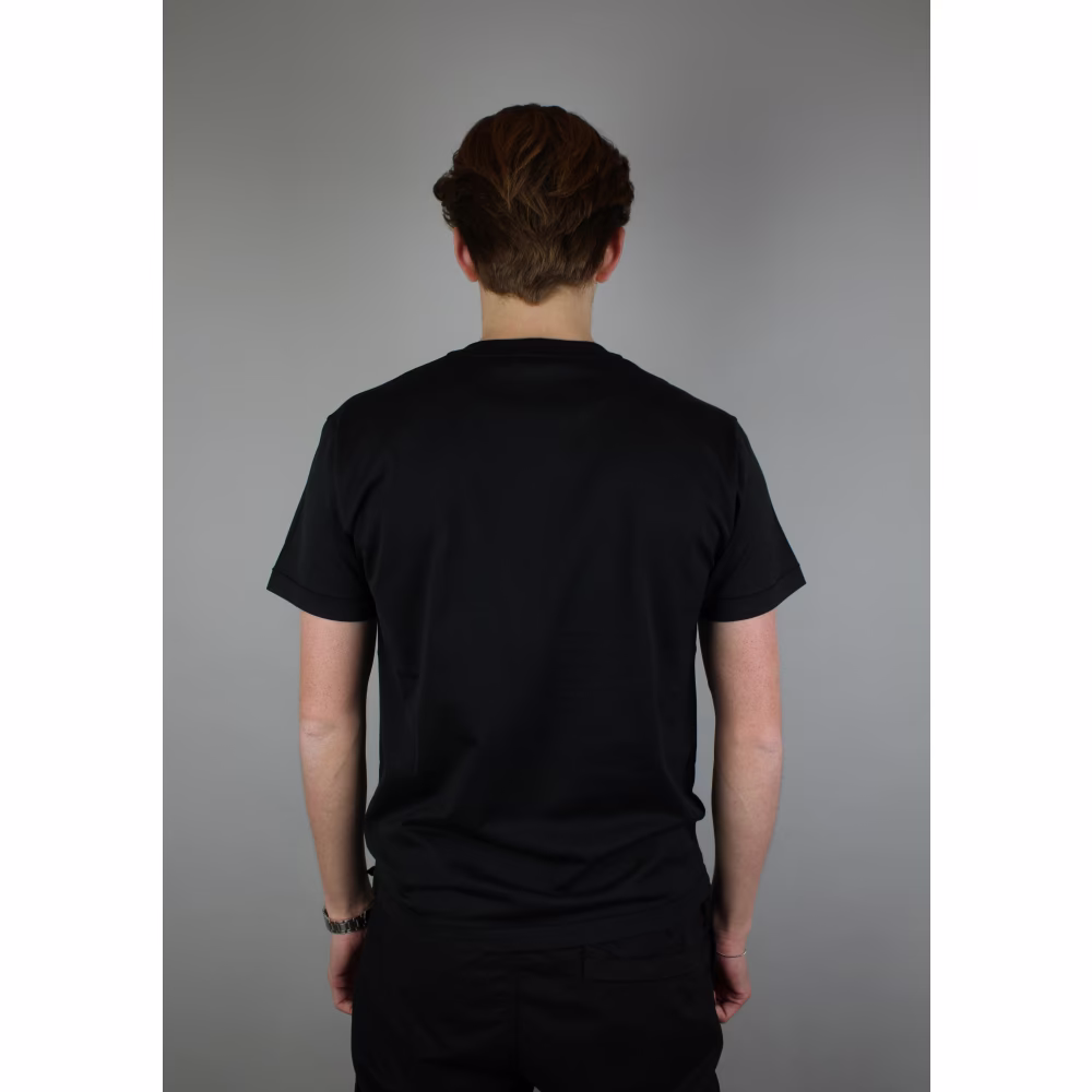 Stone Island Zwart Borstlogo T-shirt