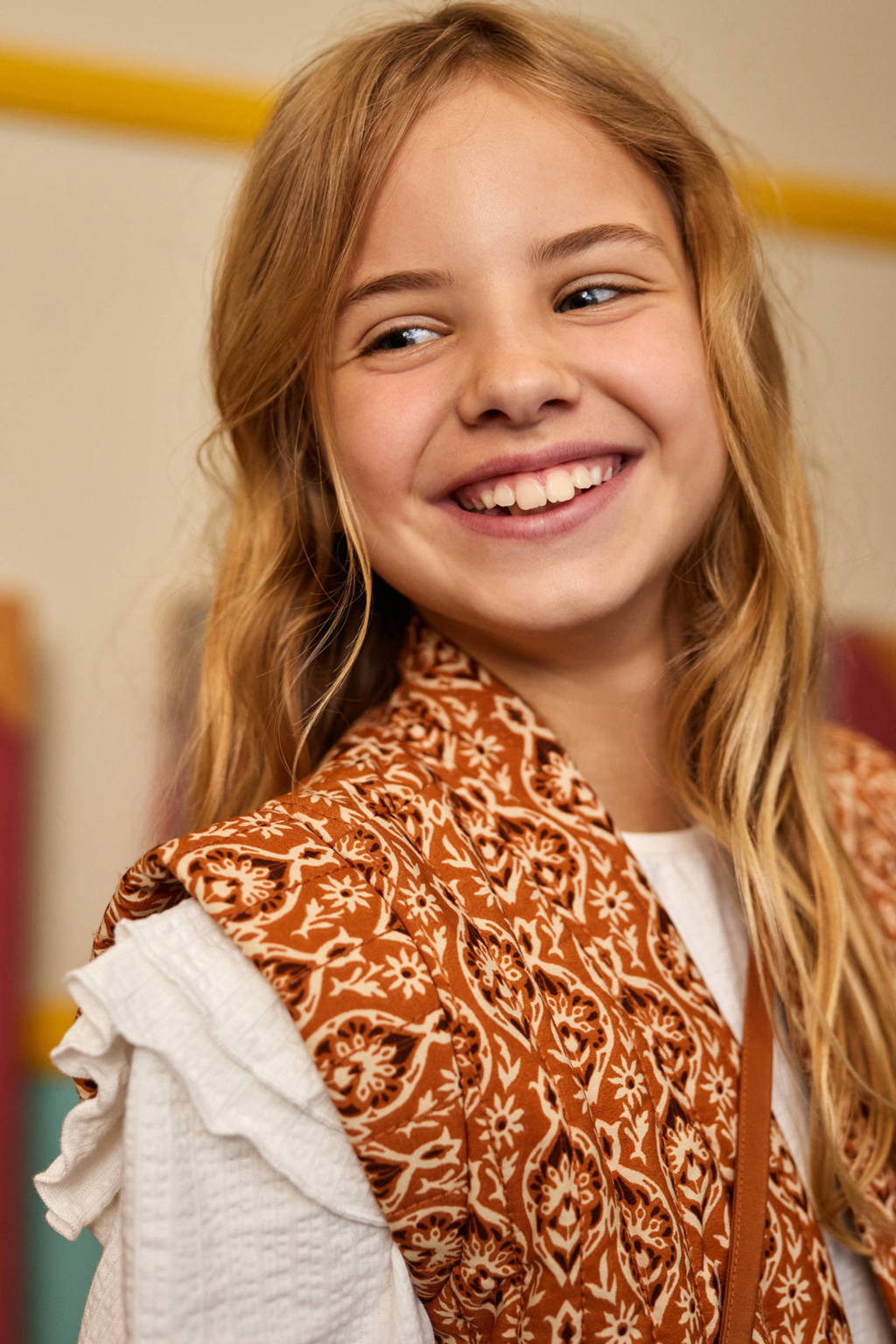 WE Fashion gilet sand