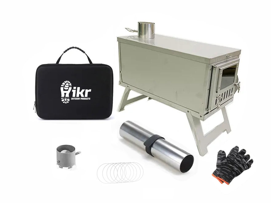 Hikr draagbare mini tentkachel