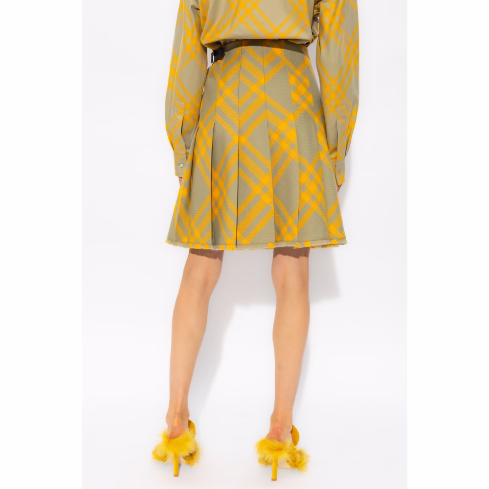 Burberry Geruite rok
