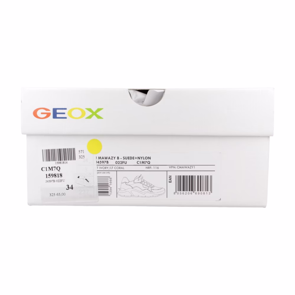 Geox Modieuze Sneakers voor Meisjes Meerkleurig