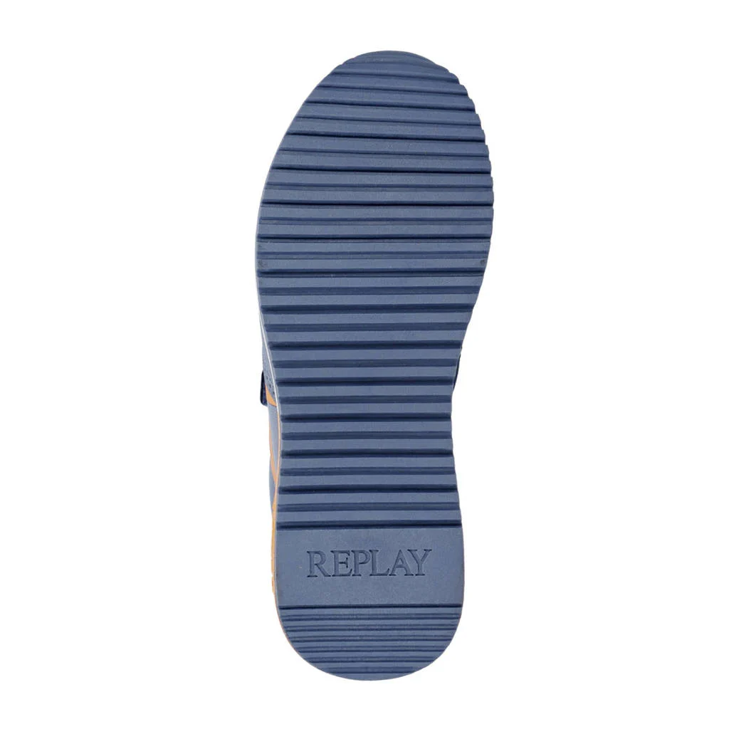 REPLAY Fiber jr boy 5suède sneakers blauw