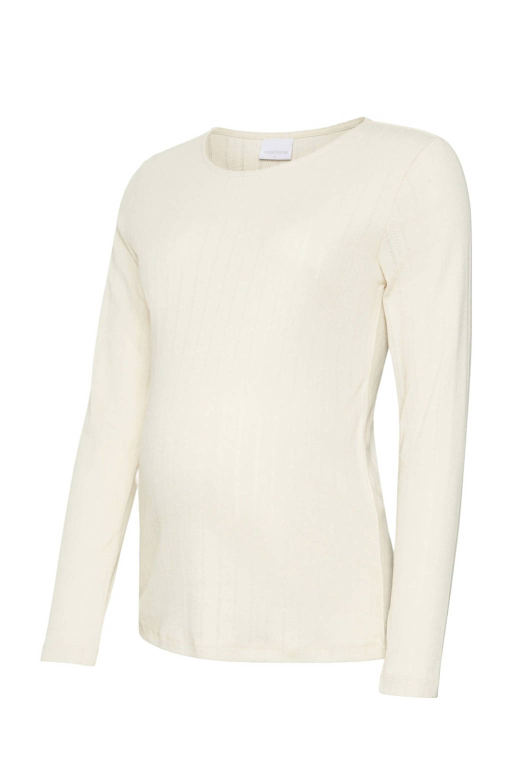 MAMALICIOUS zwangerschapslongsleeve MLALIKA ecru
