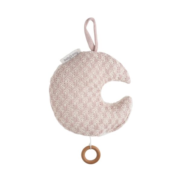 Baby's Only Muziekdoosje Maan - Happiness - Oud Roze - 18 cm