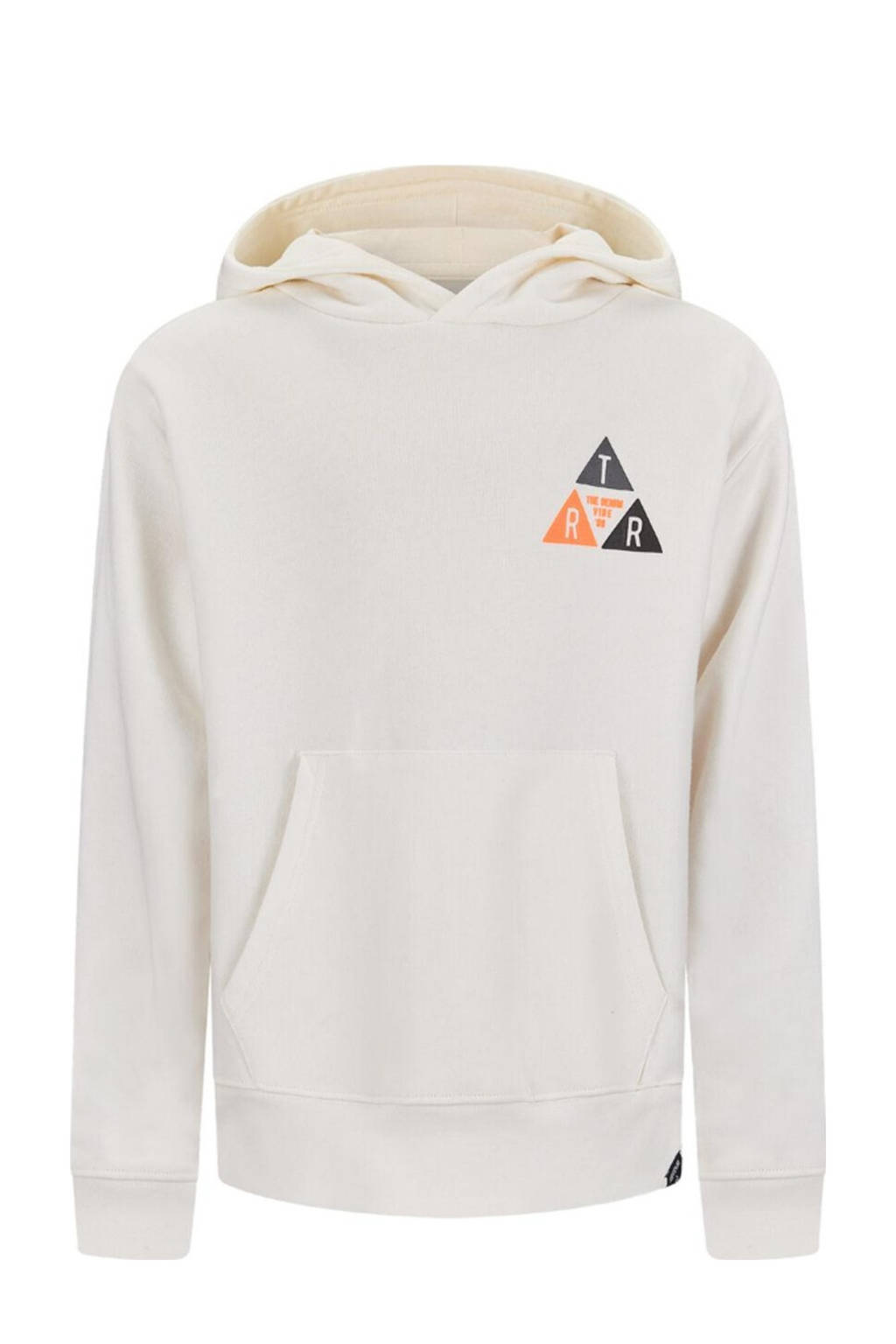 Retour Jeans hoodie Gino met printopdruk offwhite