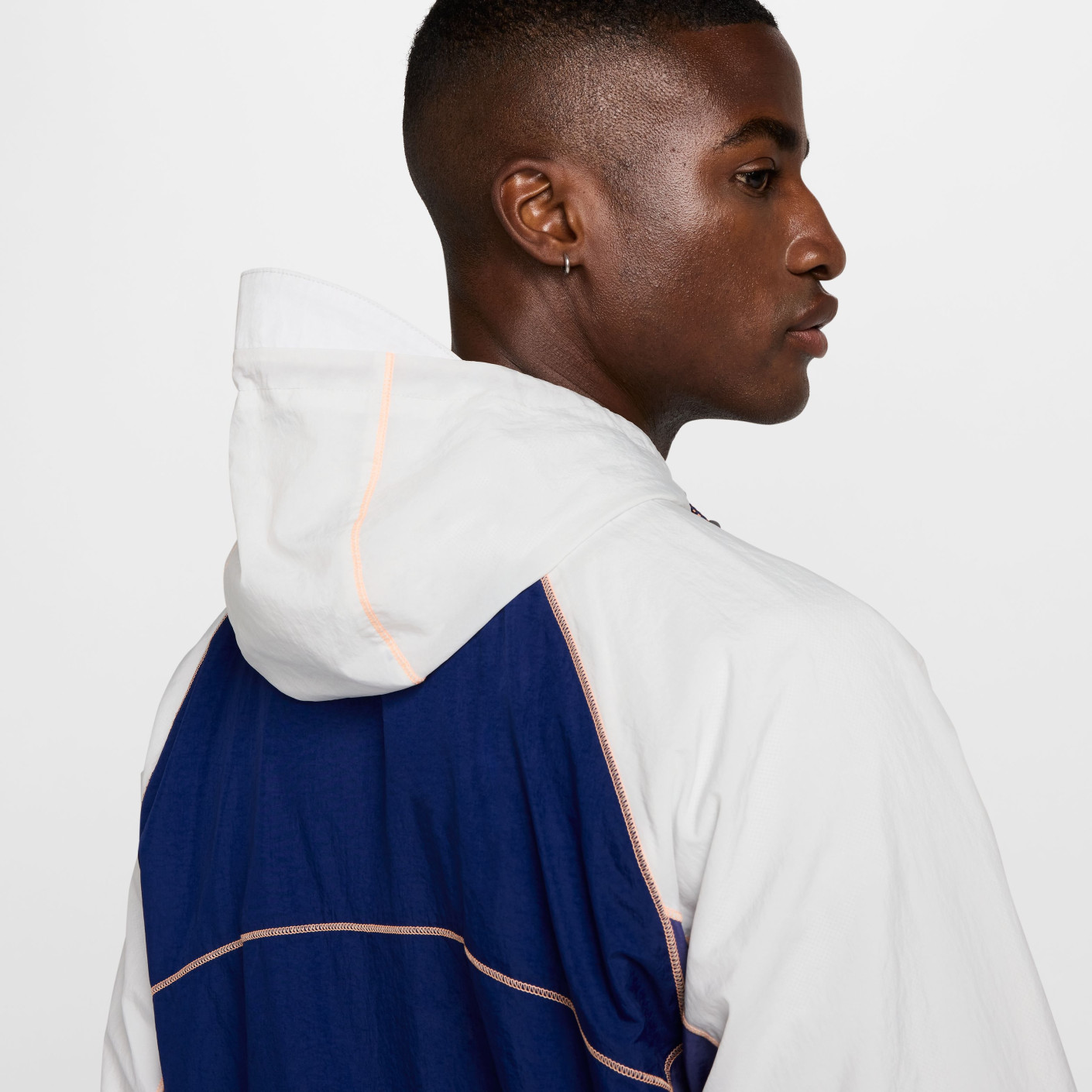 Nike Strike+ Woven Jack Donkerblauw Paars Lichtoranje