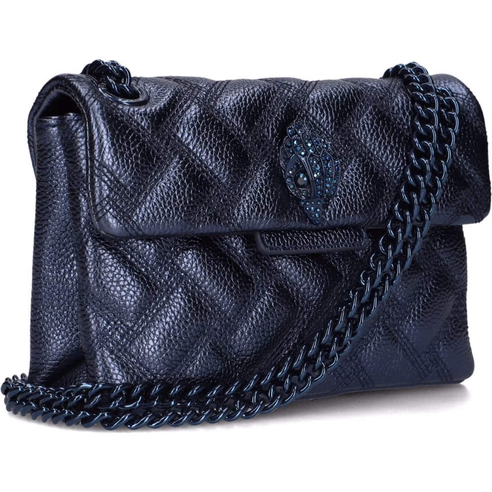 Kurt Geiger Blauwe Mini Kensington Drench Schoudertas