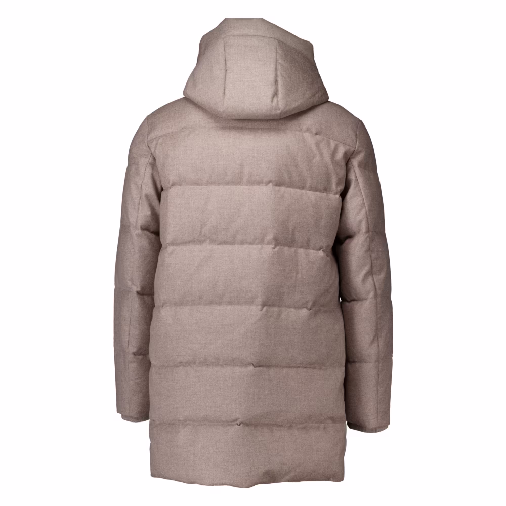 Duno Gewatteerde Beige Titan Levico Jas