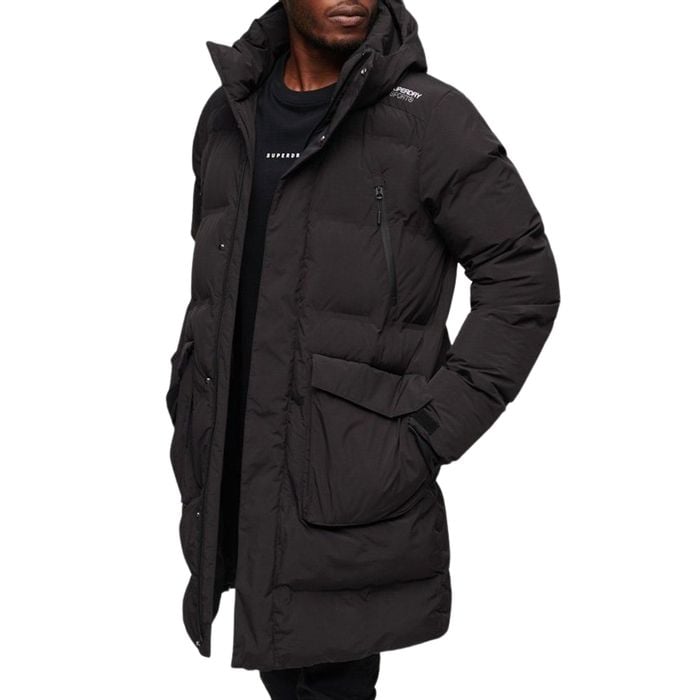 Superdry Hooded Longline Padded Winterjas Heren