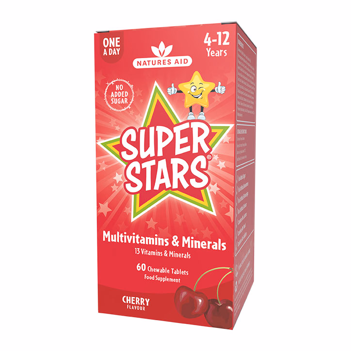 Natures Aid Super Stars Multivitaminen & Mineralen 60 Tabletten