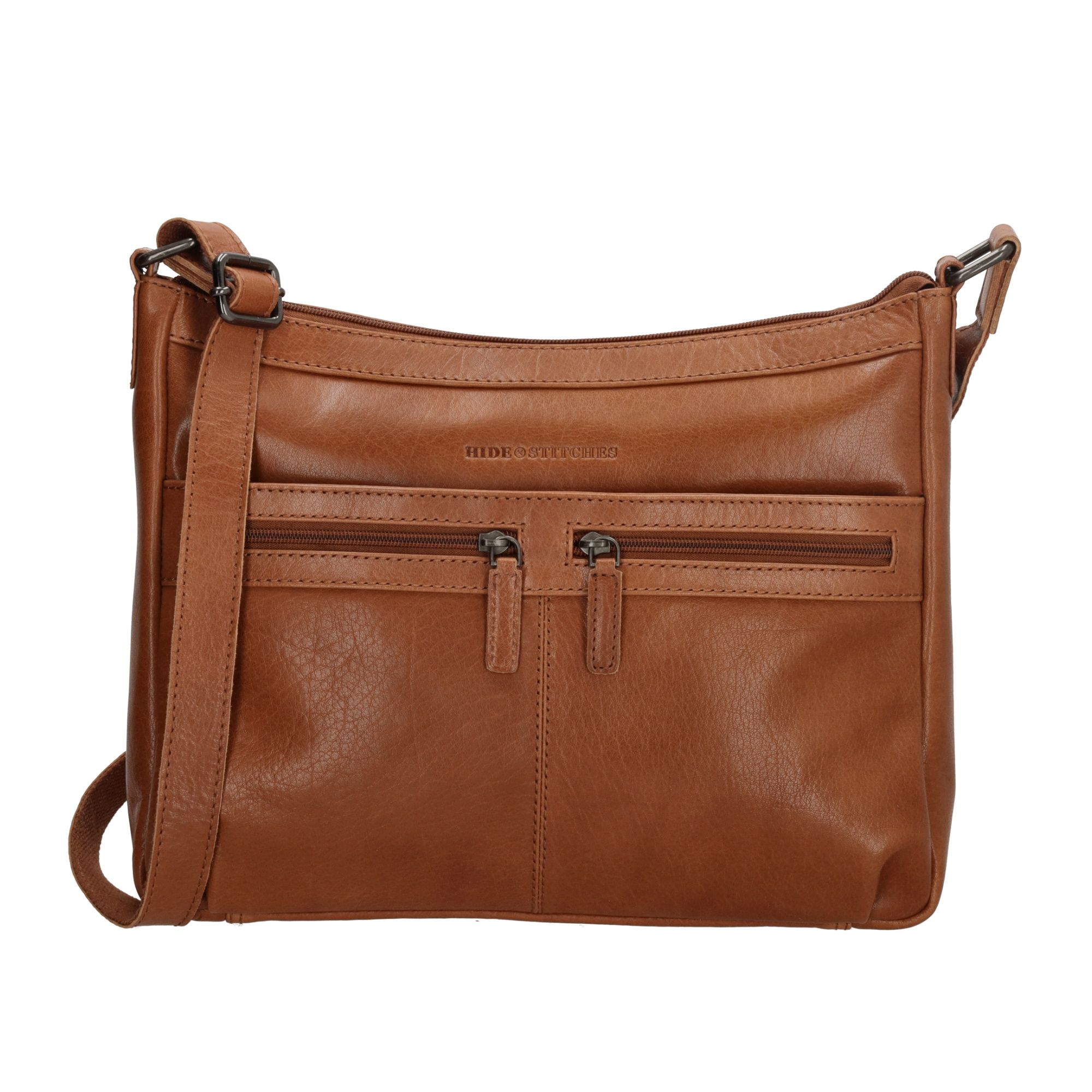 Hide & Stitches San Antonio Schoudertas Bruin