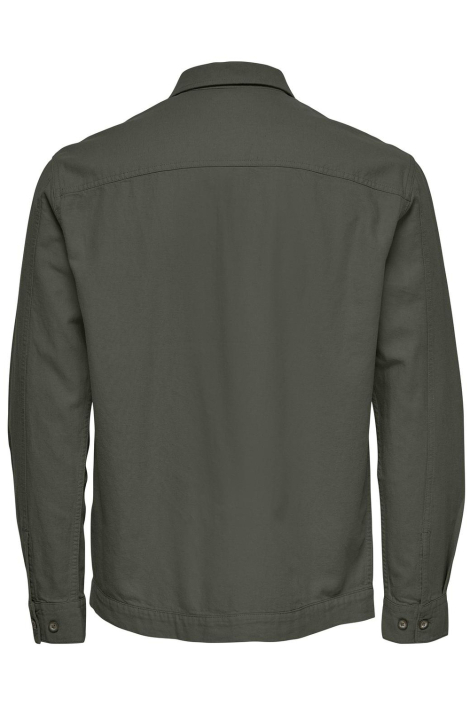 Only & Sons groene heren overhemd