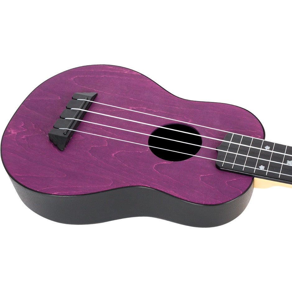 Flight Travel Series TUS35 Purple sopraan ukelele met gigbag