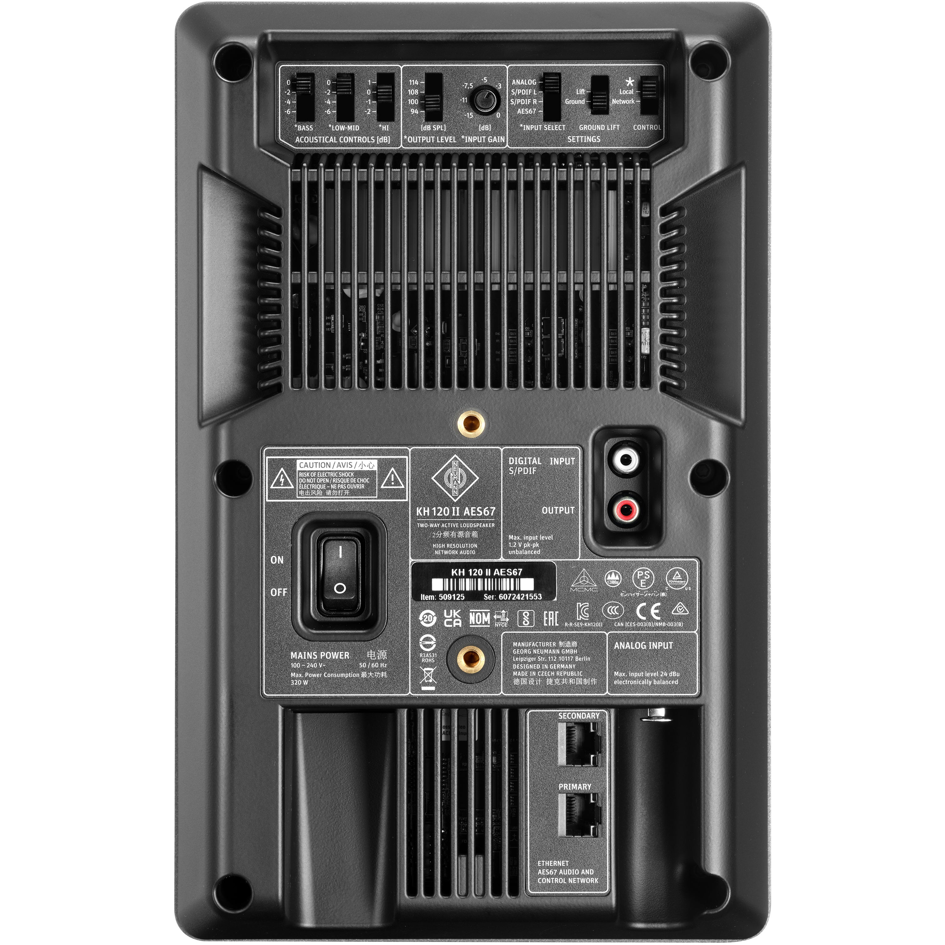 Neumann KH 120 II AES67 actieve studiomonitor (per stuk)
