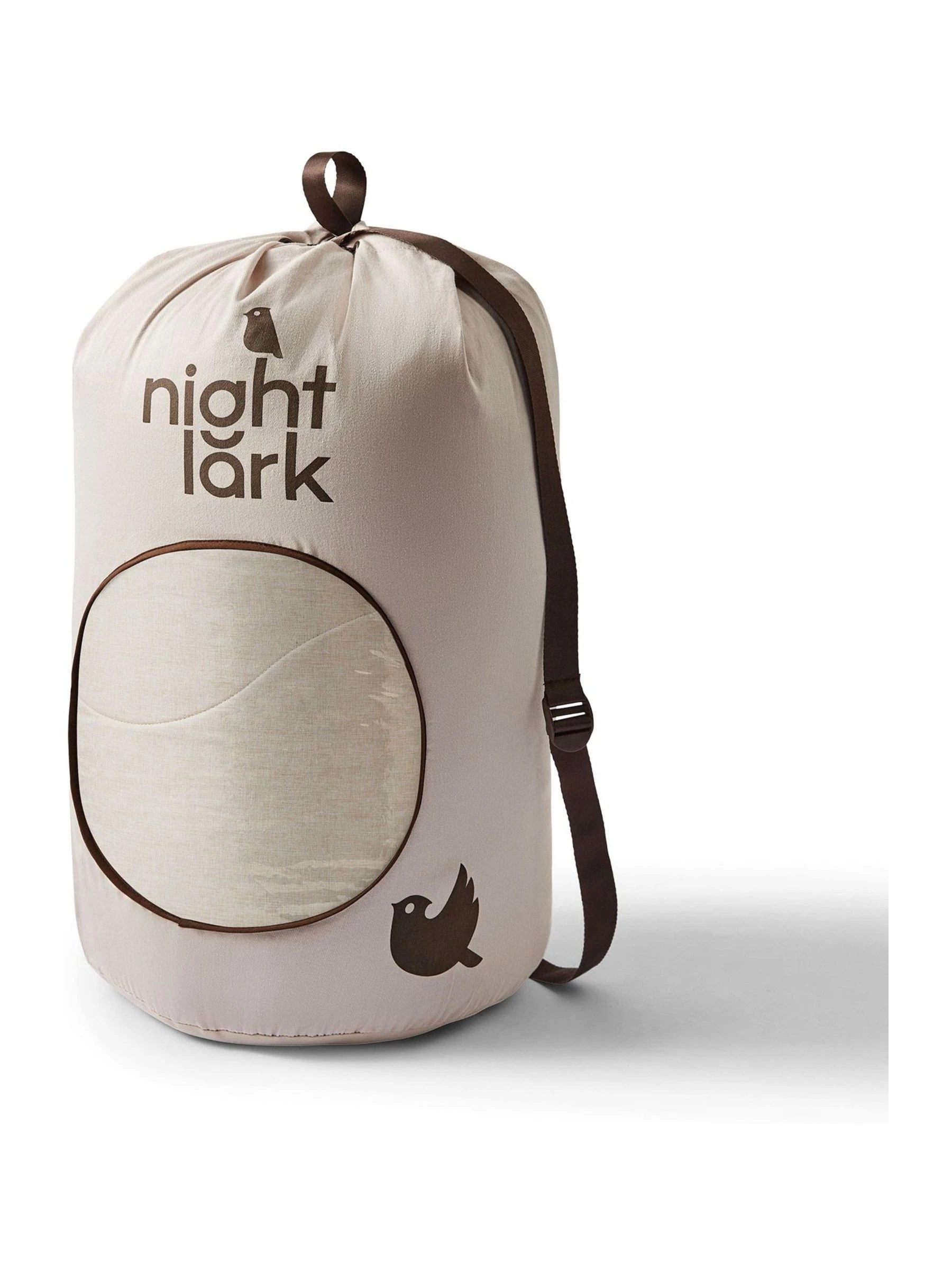 Night Lark Natural Oat 4.5 Tog Coverless Duvet and Pillowcase Set