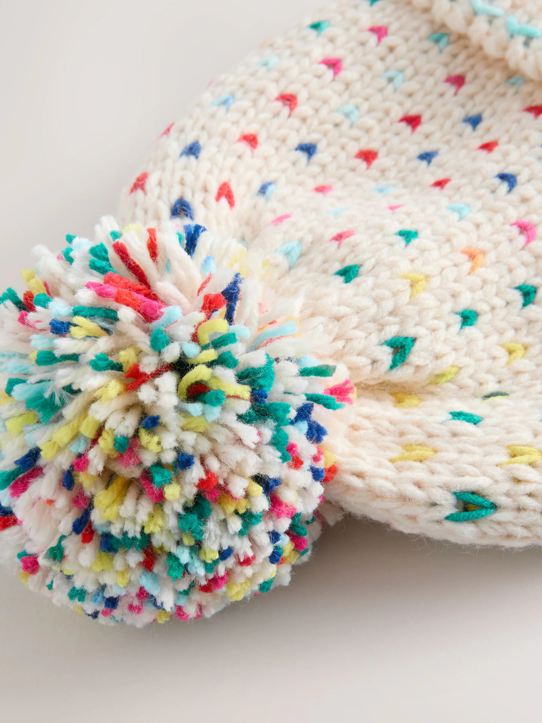 Multi - Embroidered Beanie (3mths-10yrs)