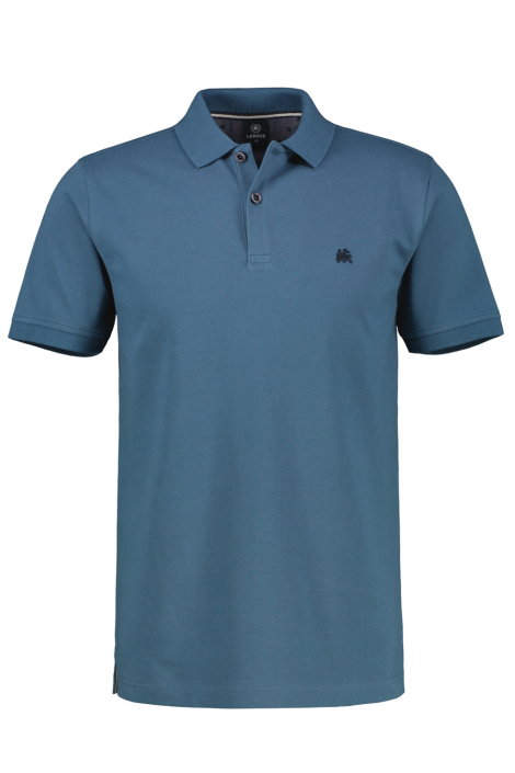 Lerros blauwe heren polo