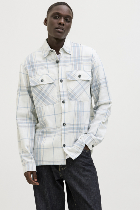 Jack & Jones blauwe heren overhemd