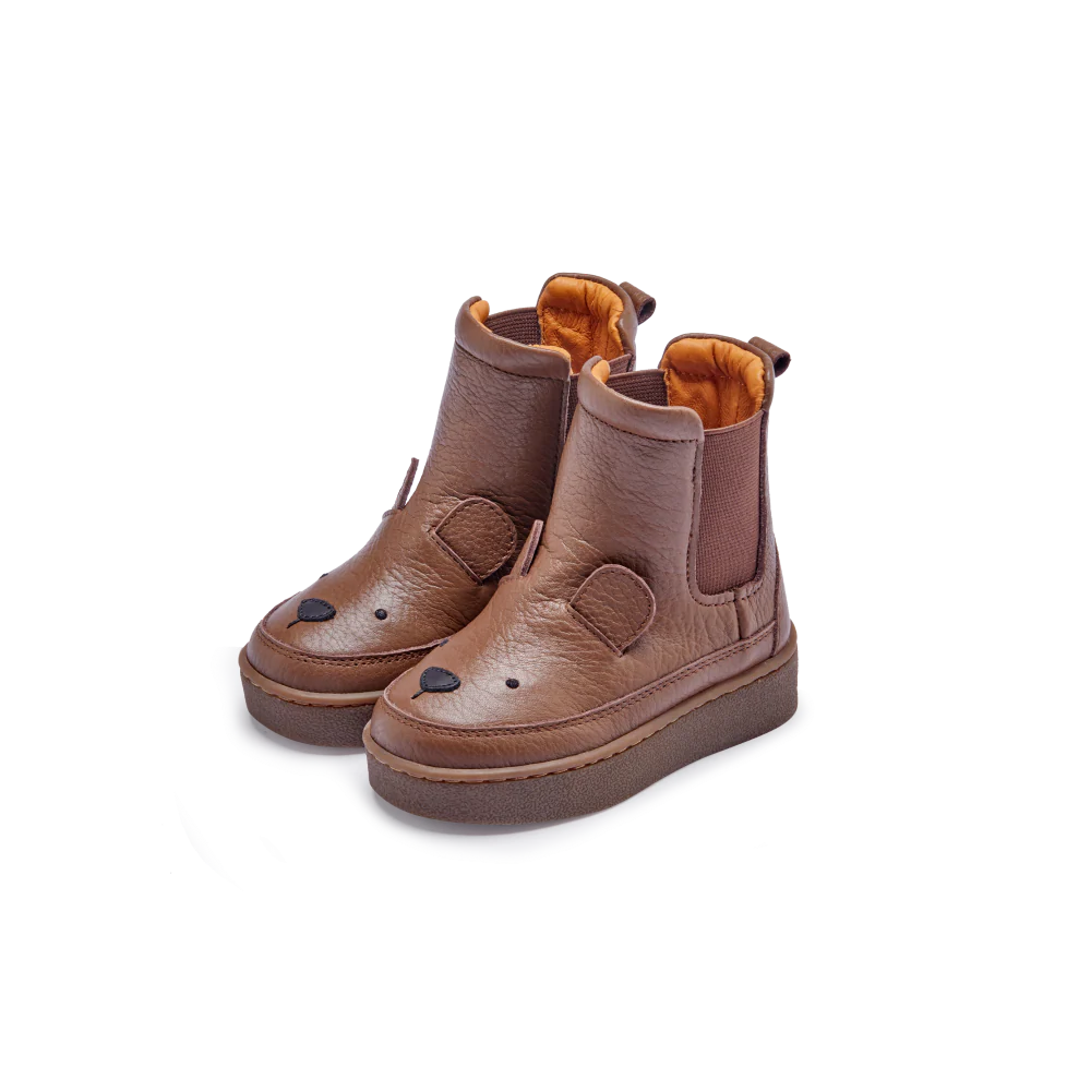 Thudo Classic Boots | Bear | Cognac Leather
