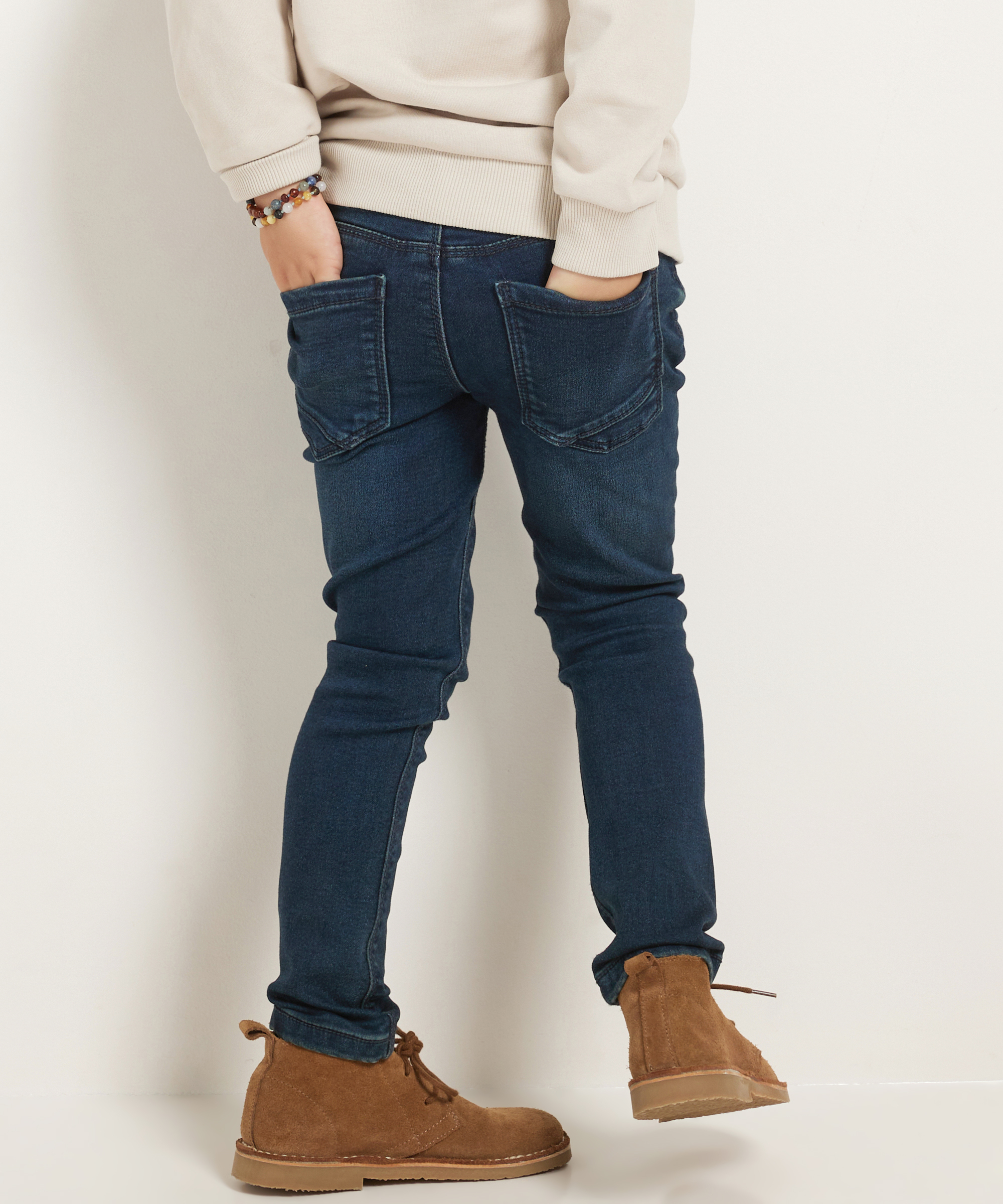 skinny fit jogg jeans - donker