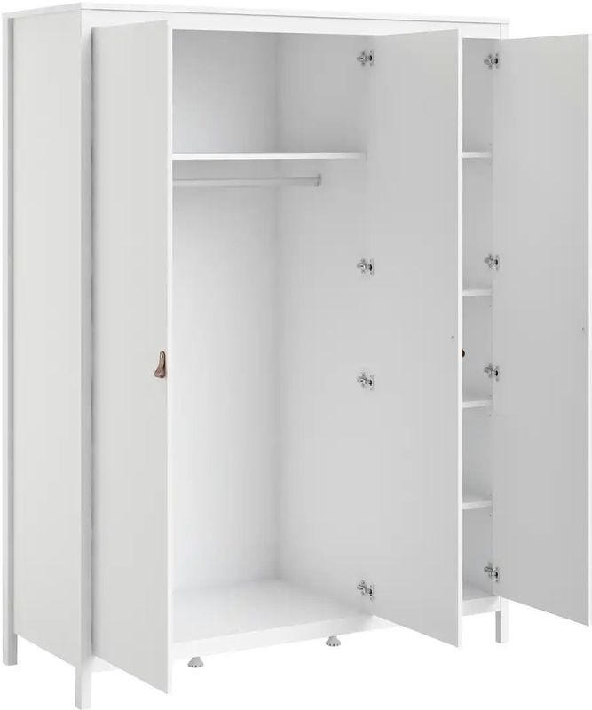 CaliCosy - Kleerkast - Barcelona - 3 Deuren - Spaanplaat - 150 cm Breedte