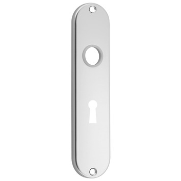 Schild met sleutelgat ovaal 56mm aluminium