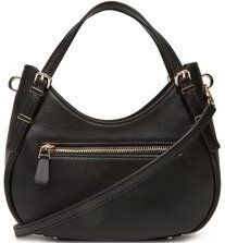 GUESS - Lefia Small Satchel Bag - Handtas - Zwart