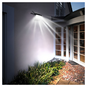 solar breedstraler Cadiz 670 lumen met dag/nacht- en bewegingssensor