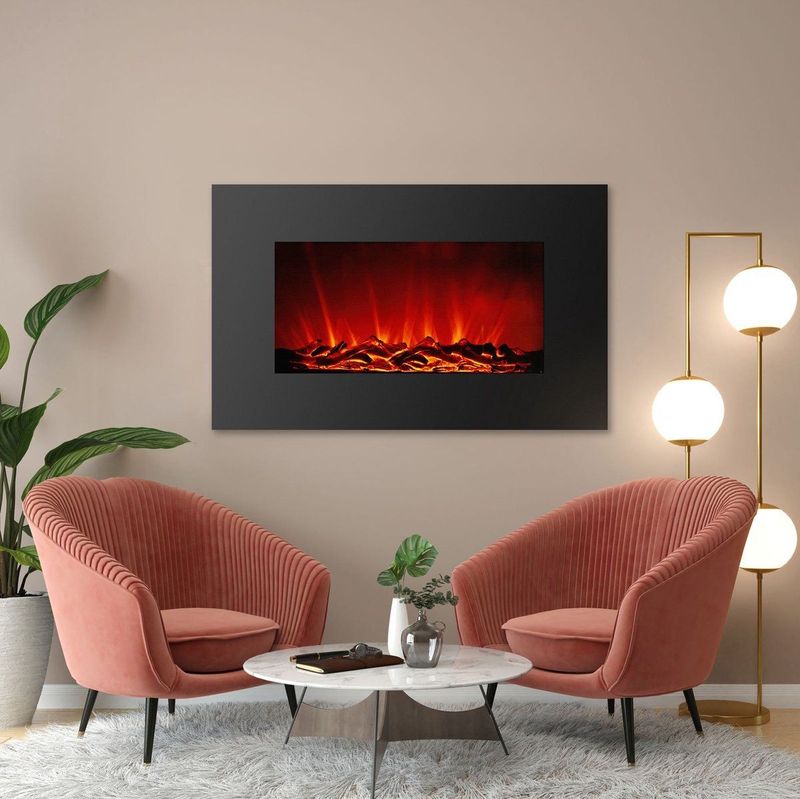 Elektrische Verwarming Sfeerhaard - Open Haard Verwarming met Afstandbediening - 950 Tot 2000W