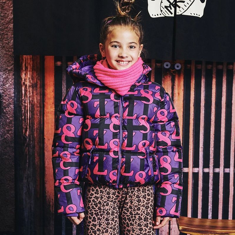 Z8 meisjes winterjas - Paars