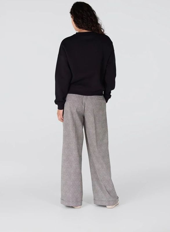 Jansen Amsterdam - Kiara Trui SW 161 - Sweatshirt - Zwart