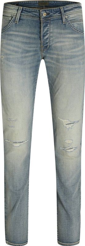 Jack & Jones - Jjiglenn Jjfox Cb 490 - Jeans - Blue Denim - Slim Fit