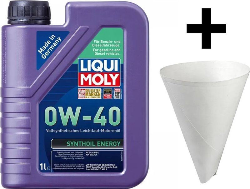 LIQUI MOLY - 9514 - Motorolie - 1 Liter - Volsynthetisch - 0W-40