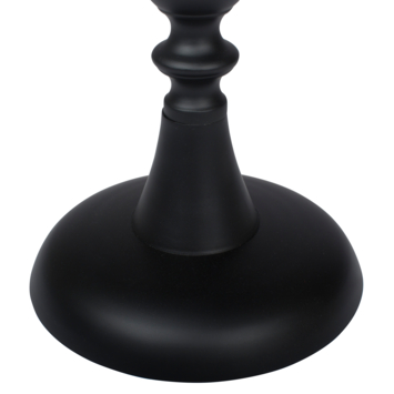 Caddo bijzettafel Tebou zwart metaal 31,5 x 39 cm