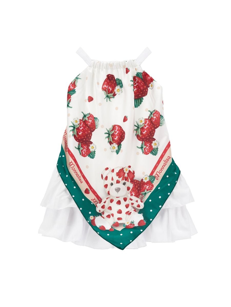 Monnalisa Strawberry Dress