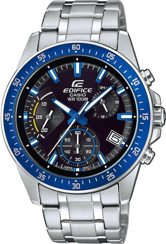 Casio - Edifice EFV-540D-1A2VUEF - Herenhorloge - Zilverkleurig - 44 mm